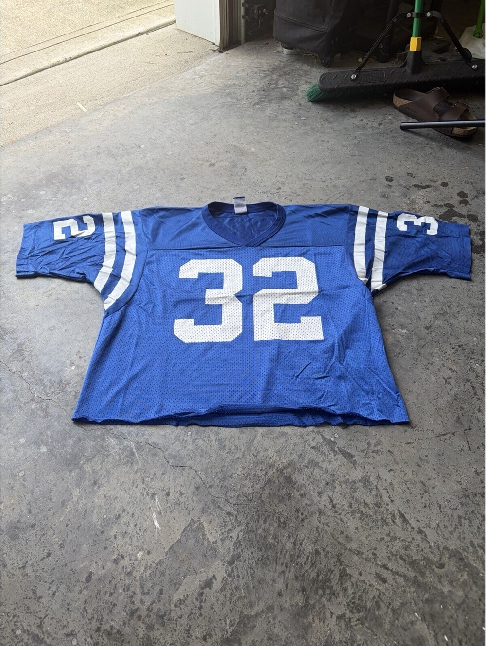 Vintage Edgerrin James Indianapolis Colts 32 Champion NFL Jersey Medium Cropped
